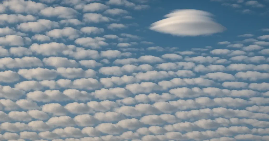 Nuages Altocumulus
