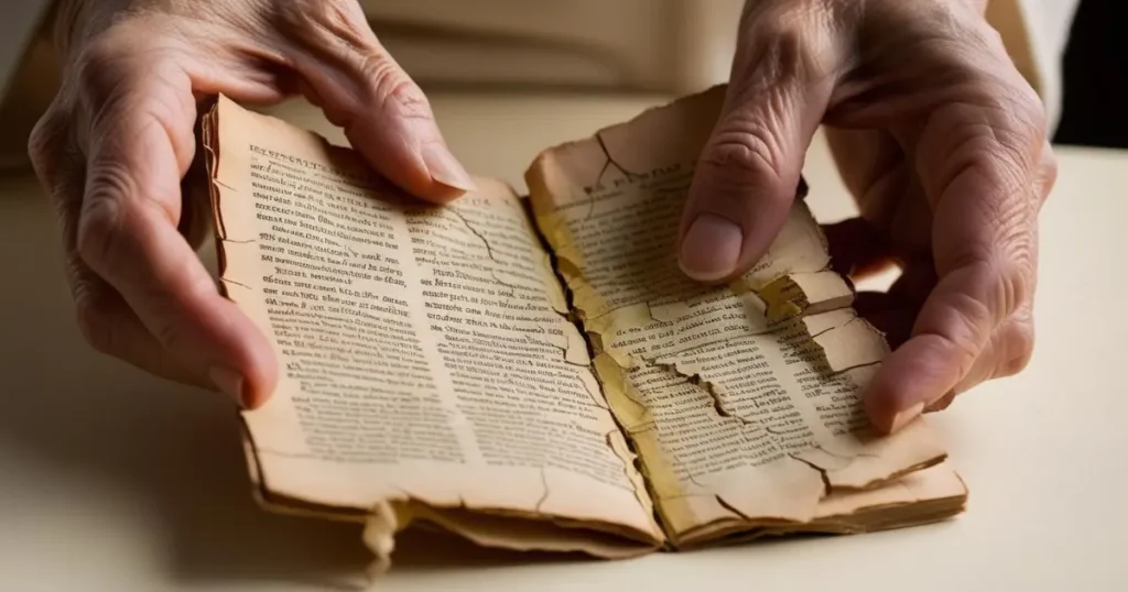 Le Jaunissement du Papier ancien