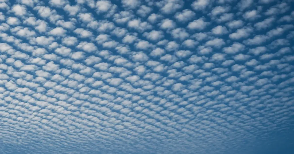nuages Cirrocumulus